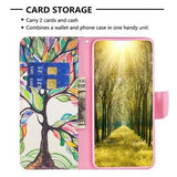 iPhone 16 Pro Wonder Series Pung - Farverige Træ