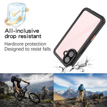 iPhone 16 Redpepper FS IP68 Vandtæt Cover - Sort