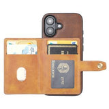 iPhone 16 Retro Style Cover med Pung - Sort