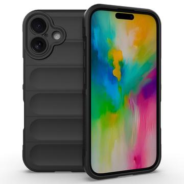 iPhone 16 Rugged TPU Cover - Sort