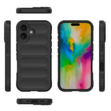 iPhone 16 Rugged TPU Cover - Sort
