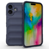 iPhone 16 Rugged TPU Cover - Mørkeblå