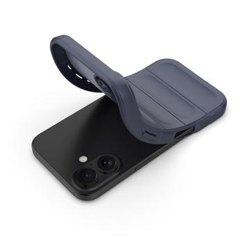 iPhone 16 Rugged TPU Cover - Mørkeblå