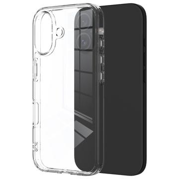 iPhone 16 Ridsefast Hybrid Cover - Gennemsigtig