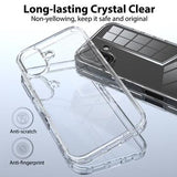 iPhone 16 Ridsefast Hybrid Cover - Gennemsigtig