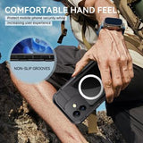 iPhone 16 Shellbox M Series IP68 vandtæt cover - dykkercover med MagSafe-kompatibilitet - Sort