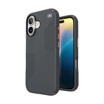 iPhone 16 Speck Presidio2 Grip Hybrid Cover - Grå