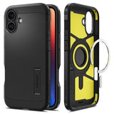iPhone 16 Spigen Tough Armor Mag Cover - Sort