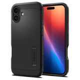 iPhone 16 Spigen Tough Armor Mag Cover - Sort