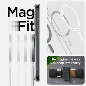 iPhone 16 Spigen Ultra Hybrid Mag Cover - Karbonfiber / Klar