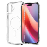 iPhone 16 Spigen Ultra Hybrid Mag Cover - Hvid / Klar