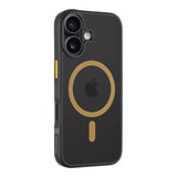 iPhone 16 Tactical MagForce Hyperstealth 2.0 MagSafe Cover - sort / gul