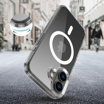 iPhone 16 Tech-Protect Flexair Magnetisk Hybrid Cover - Gennemsigtig