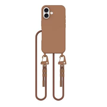 iPhone 16 Tech-Protect MagNecklace MagSafe Cover - Brun