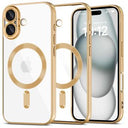 iPhone 16 Tech-Protect MagFlex Cover - MagSafe-kompatibelt - Klar / Guld