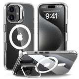 iPhone 16 Tech-Protect MagStand MagSafe Cover - Klar