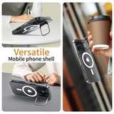iPhone 16 Tech-Protect MagStand MagSafe Cover - Klar