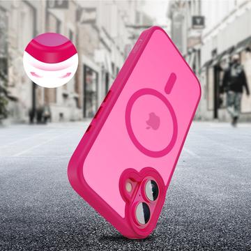 iPhone 16 Tech-Protect Magmat Cover - MagSafe Kompatibel - Blændende lyserød