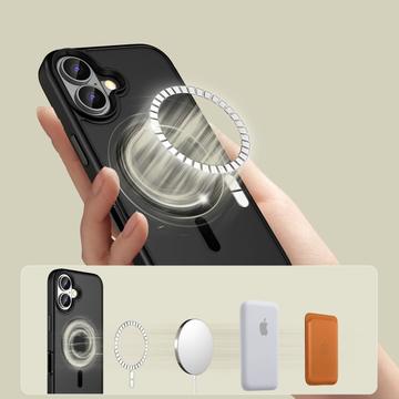 iPhone 16 Tech-Protect Magmat Cover - MagSafe Kompatibel - Mat Sort
