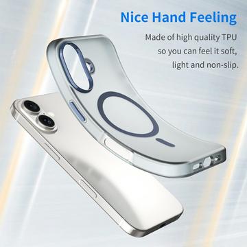 iPhone 16 UltraGuard Matte MagSafe Cover - mørkeblå