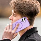 iPhone 16 UltraGuard Matte MagSafe Cover - mørk lilla