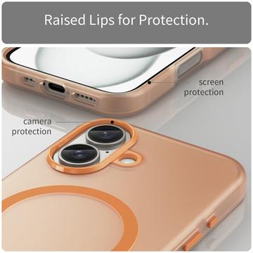 iPhone 16 UltraGuard Matte MagSafe Cover - Orange