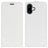 iPhone 16 Vertikal Flip Taske med Kortholder - Hvid