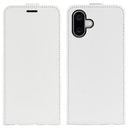 iPhone 16 Vertikal Flip Taske med Kortholder - Hvid