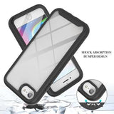 iPhone 16e/17e 360 Beskyttelse Cover - Sort / Klar