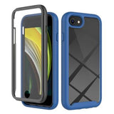 iPhone 16e/17e 360 Beskyttelse Cover - Blå / Klar