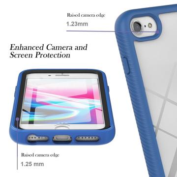 iPhone 16e/17e 360 Beskyttelse Cover - Blå / Klar