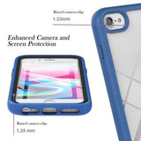 iPhone 16e/17e 360 Beskyttelse Cover - Blå / Klar