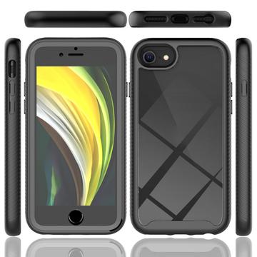 iPhone 16e/17e 360 Beskyttelse Cover - Rød / Klar