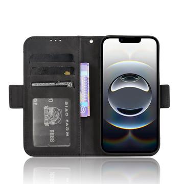 iPhone 16e/17e Kortholder Pung Etui - Sort