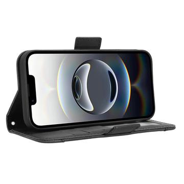 iPhone 16e/17e Kortholder Pung Etui - Sort