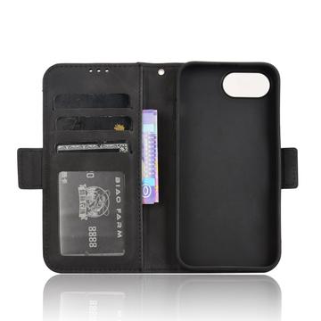 iPhone 16e/17e Kortholder Pung Etui - Sort