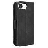 iPhone 16e/17e Kortholder Pung Etui - Sort