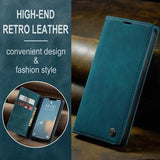 iPhone 16e/17e Caseme 013 Series Pung - Blå