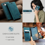 iPhone 16e/17e Caseme 013 Series Pung - Blå