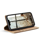 iPhone 16e/17e Caseme 013 Series Pung - Brun