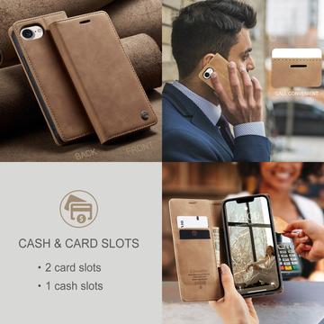 iPhone 16e/17e Caseme 013 Series Pung - Brun