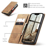 iPhone 16e/17e Caseme 013 Series Pung - Brun