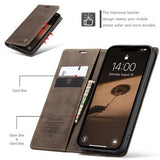 iPhone 16e/17e Caseme 013 Series Pung - Kaffe
