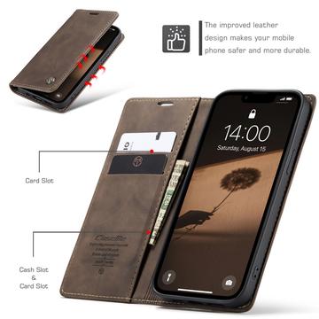 iPhone 16e/17e Caseme 013 Series Pung - Kaffe