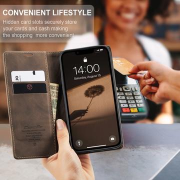iPhone 16e/17e Caseme 013 Series Pung - Kaffe