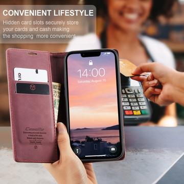 iPhone 16e/17e Caseme 013 Series Pung - Vinrød