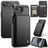 iPhone 16e/17e Caseme C22-etui RFID-kortpung - Sort