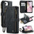 iPhone 16e/17e Caseme C30 Multifunktionel Pung - Sort