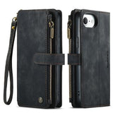 iPhone 16e/17e Caseme C30 Multifunktionel Pung - Sort