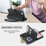 iPhone 16e/17e Caseme C30 Multifunktionel Pung - Sort